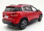 1:18 Red / White Diecast 2022 Citroen C5 Aircross Beyond Model