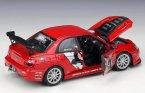 1:24 Scale Welly Red Diecast Subaru lmpreza Performance Model