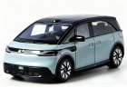 Blue / White 1:64 Scale Diecast 2024 Zeekr Mix Van Model