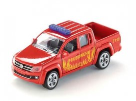 Red Kid Mini SIKU 1467 Diecast VW Fire Fighting Pickup Truck