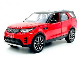 Red / Green / Black 1:24 Diecast Land Rover Discovery SUV Toy