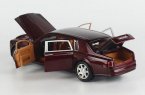 Wine Red / Black / Golden 1:24 Diecast Rolls-Royce Phantom Toy