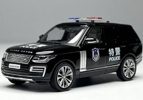 Black 1:64 Police Diecast 2020 Land Rover Range Rover Model