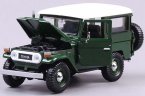 Green 1:24 Scale MotorMax Diecast Toyota FJ40 SUV Model