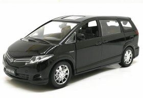 White / Black / Golden Kids Diecast Toyota PREVIA Toy