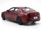 Red 1:18 Scale Diecast 2020 Cadillac CT4 Car Model