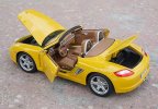 1:18 Maisto Wine Red /Yellow Diecast Porsche Boxster S Model