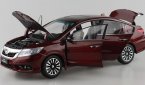 Wine Red / White 1:18 Scale Diecast Honda CRIDER Model