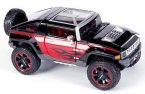 1:24 Scale Black-Red Maisto Diecast Hummer HX Concept Model