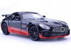 Black-Red 1:32 Kids Diecast Mercedes Benz AMG GT Car Toy