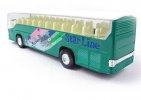 Pull-back Function Blue Kids Airport Shuttle Tour Bus Toy