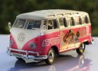 1:24 Scale White-Pink MaiSto VW Bus Model