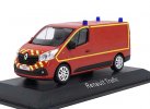 Red / White NOREV 1:43 Scale Diecast Renault Trafic Model