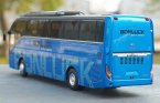 1:42 Scale Blue Diecast Bonluck Falcon LX Coach Bus Model