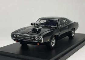 1:43 Scale Black Greenlight Diecast Dodge Charger Model