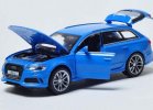 Kid 1:32 Scale Blue / Red / White / Yellow Diecast Audi RS6 Toy