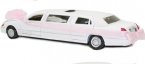 1:38 Scale White Wedding Theme Diecast Lincoln Limousine Toy