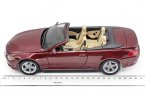 Wine Red / Brown 1:18 Scale MaiSto Diecast BMW M6 Cabrio Model