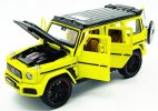 Black / Yellow 1:22 Diecast Mercedes-Benz Brabus SUV Toy