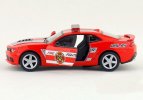 Red Kids 1:38 Scale Fire Dept Diecast Chevrolet Camaro Toy