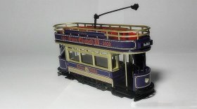 1:50 Scale Purple CORGI London Double-deck Trolley Tour Bus