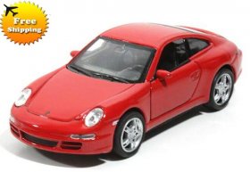 Welly Red Kids 1:36 Scale Diecast Porsche 911 Carrera S Toy