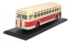 1:43 Scale Beige-Red Die-Cast Soviet Union ZIS 154 Bus Model