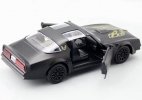 Matte Black / Red 1:36 Kids Diecast 1978 Pontiac Firebird Toy