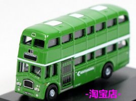 Green Mini Scale Oxford Southdown Queen Mary Double-Deck Bus