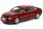 Red / Silver 1:24 Scale Diecast Audi A7 Toy