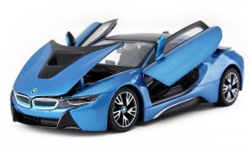 Black / Red / Blue / White 1:24 Rastar Diecast BMW I8 Model