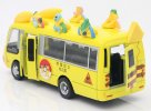 Kids Yellow Pull-Back Function Lovely Pikachu Diecast School Bus