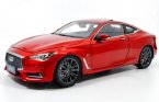 1:18 Scale Red Diecast 2018 Infiniti Q60 Model