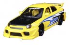Yellow 1:24 Scale Bburago Diecast Subaru Model