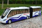 Green / Sky Blue / Deep Blue Kids Die-Cast City Articulated Bus