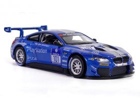 Kids 1:32 Scale Blue NO.101 Diecast BMW M6 GT3 Toy