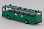 Green 1:87 Scale Rietze Police Theme Mercedes-Benz Bus Model