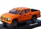 1:43 Orange Diecast 2023 Mitsubishi Triton Pickup Truck Model