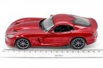 1:24 Red / Black MaiSto Diecast 2013 Dodge SRT Viper GTS Model
