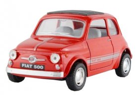 1:36 Red / Blue / Sky Blue / Black Kids Diecast FIAT 500 Toy