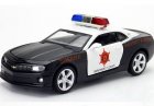 1:32 Scale Black Police Diecast Chevrolet Camaro SS Car Toy