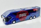 Blue Osasuna F.C. Painting Kids Diecast Coach Bus Toy