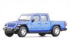 1:64 Blue / Red / Silver Diecast Jeep Gladiator Pickup Truck Toy