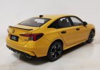 White / Yellow / Blue Diecast 2022 Honda Integra Car Model