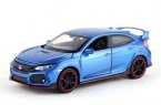 Kids Black / White / Red / Blue Diecast Honda Civic Type R Toy