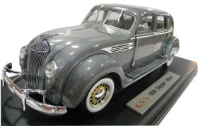 Gray 1:18 Scale Signature Diecast 1936 Chrysler Airflow Model