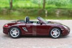 1:18 Maisto Wine Red /Yellow Diecast Porsche Boxster S Model