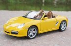 1:18 Maisto Wine Red /Yellow Diecast Porsche Boxster S Model