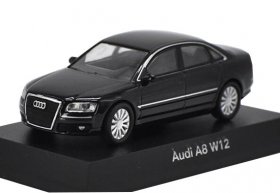 Kyosho Black 1:64 Scale Diecast Audi A8 W12 Model