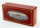 Red-White 1:76 Scale ABC Diecast London Double decker Bus Model